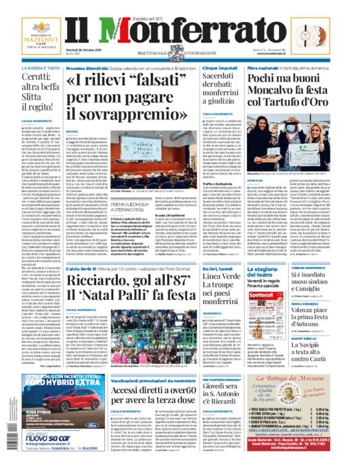 Il Monferrato - Edizione 80 del 26/10/2021